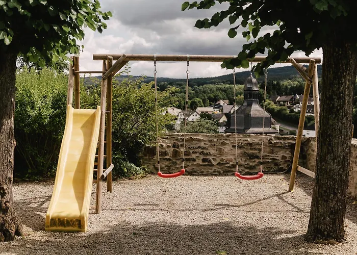 Schloss Gemuenden Mit Schwimmbad 别墅 Panzweiler