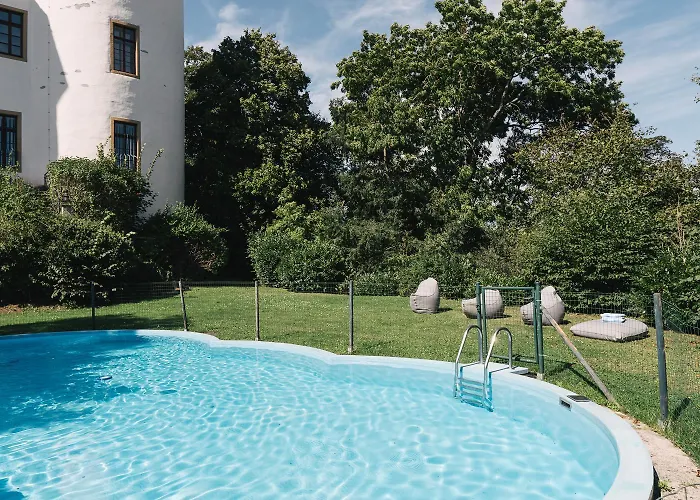 Schloss Gemuenden Mit Schwimmbad 别墅 *